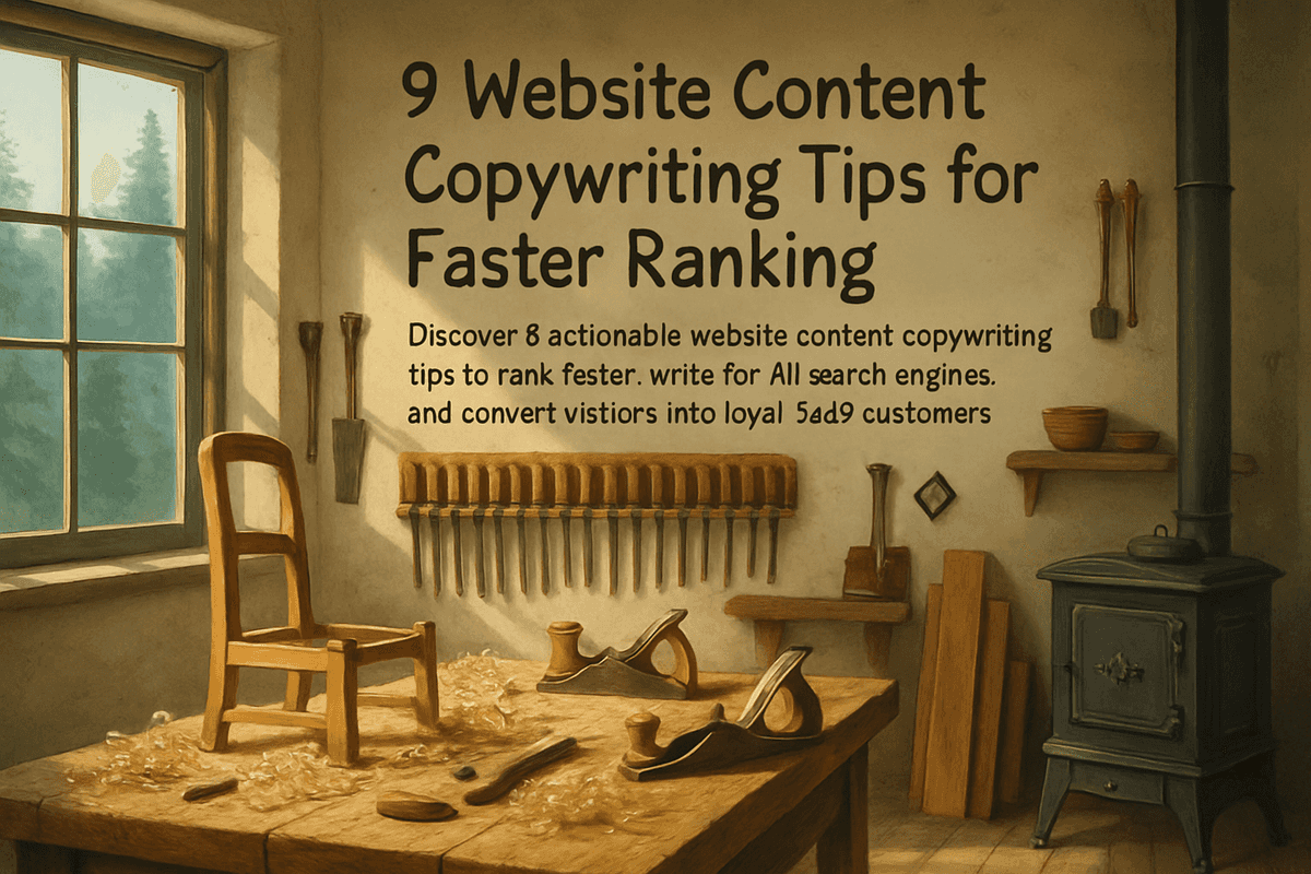 9 Website Content Copywriting Tips for Faster Ranking