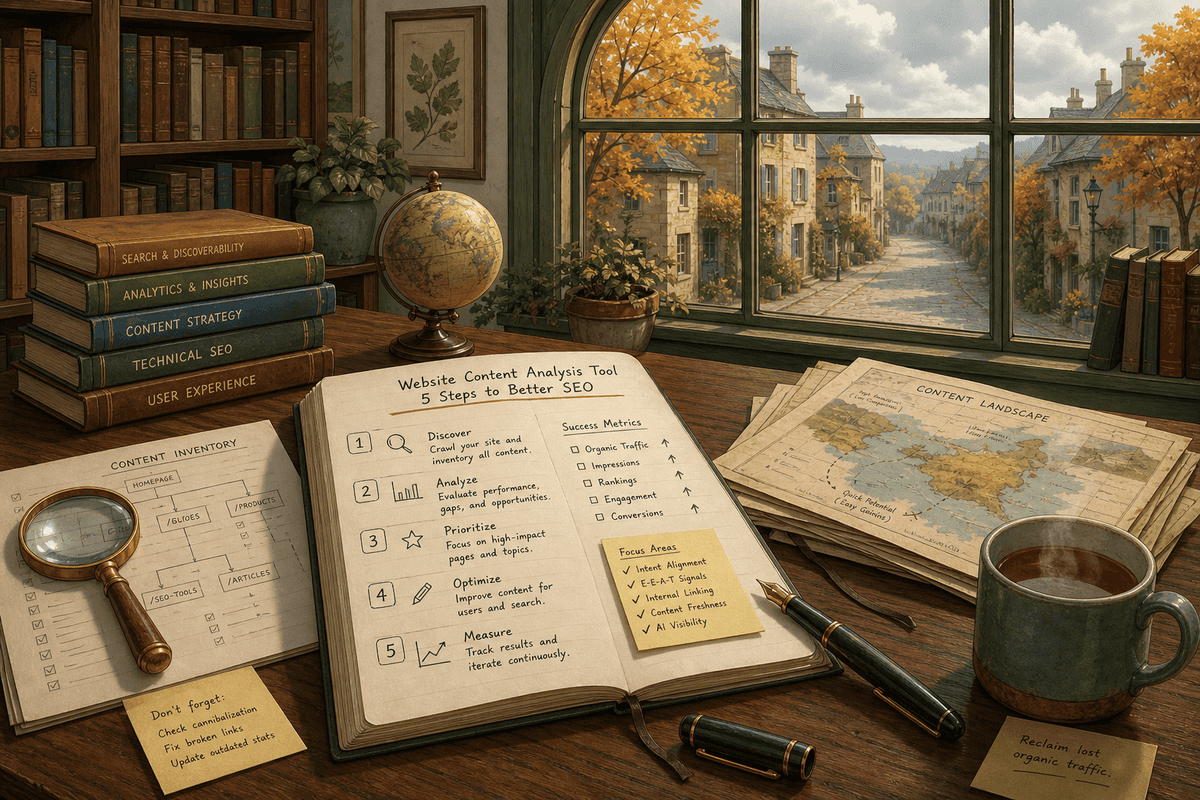 Website Content Analysis Tool: 5 Steps to Better SEO