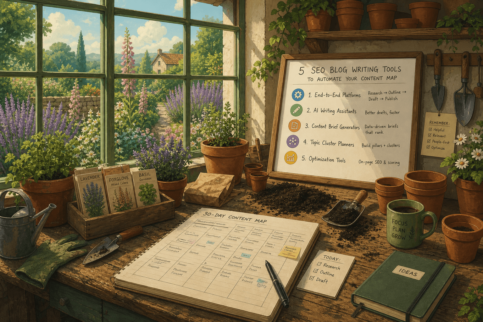 5 SEO Blog Writing Tools to Automate Your Content Map